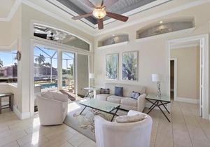 Pet-friendly waterfront home with heated pool and spa