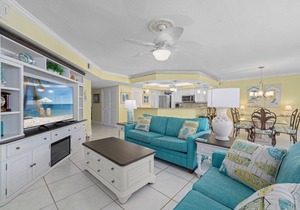 Pine Cove#304 is a 3/2 beachfront Sanibel vacation rental condo