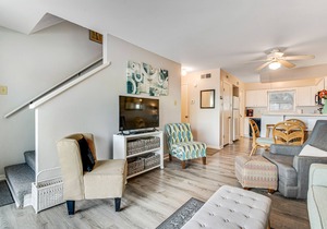 Recently Remodeled Condo w/Private Deck, Shared Outdoor Pool, Central AC, WiFi