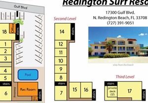 Redington Surf Resort 16 1BR Gulf View