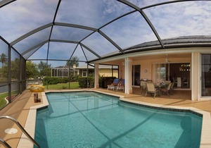 Spacious Waterfront w/Solar Heated Pool Home