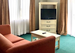 Studio condo with views of Volcano Bay. Great Location. Pool and Hot tub