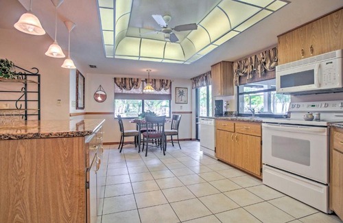 Pelican House | Airy Cape Coral Home with Dock, Private Lanai and Pool