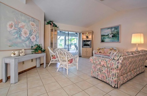 Pelican House | Airy Cape Coral Home with Dock, Private Lanai and Pool