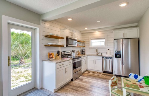 Butler Beach Apartment | BEACHFRONT NEW Heated POOL, Oceanfront Porch and View from Entire Living Space! Private Beach Access