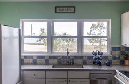Alligator Point House | Beautiful beach,Ground Level with two Kitchens. Oceanfront Property on the Gulf