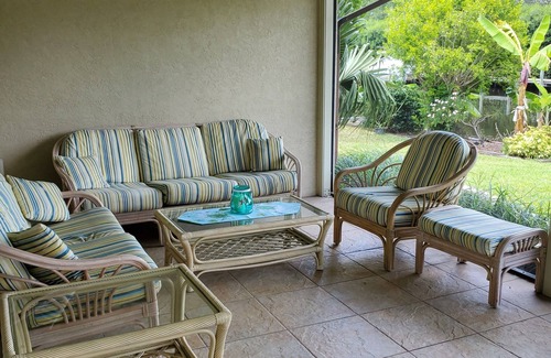 Lochmoor Waterway Estates House | Bring your boat to tie up to the new dock with easy access to the Caloosahatchee