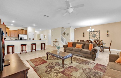 Davenport House | Championsgate Resort 8 Bedroom Pool Home w Theater Room