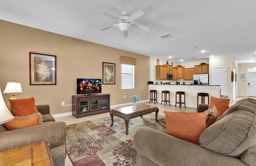 Davenport House | Championsgate Resort 8 Bedroom Pool Home w Theater Room