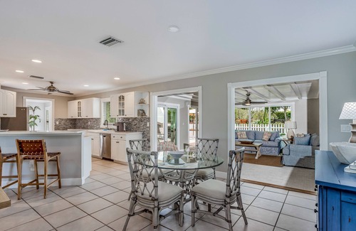 Moorings House | Snowbird-friendly home with private pool, fast WiFi, central AC, & washer/dryer