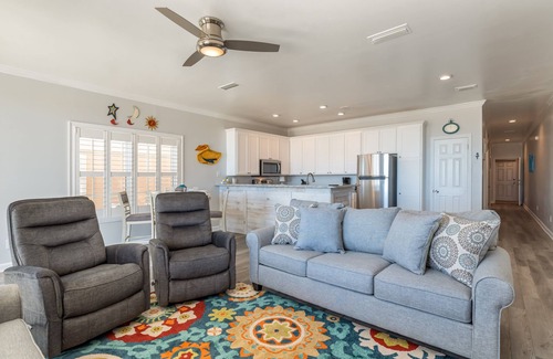 Dauphin Island Condo | SouthBound - Ground floor with direct beach view!