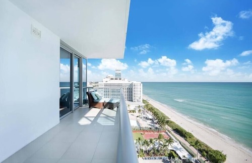 North Beach Apartment | Spa-style Amenities w/Beachfront View | Ocean Front View | Balcony