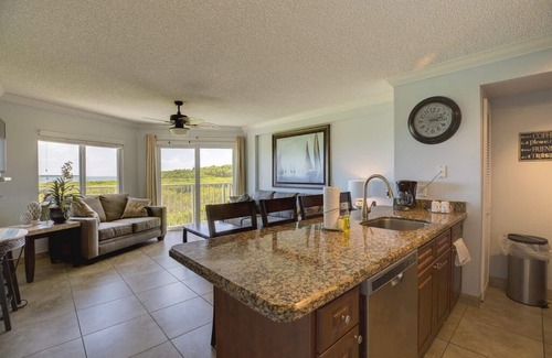 Tavernier Condo | Two Spectacular Ocean Views from the Living Room and Master Bedroom of the Condo