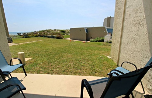 Crescent Beach Apartment | Updated, Ground Floor, STEPS from the Beach, Pool, Boat Ramp and Fishing Pier on