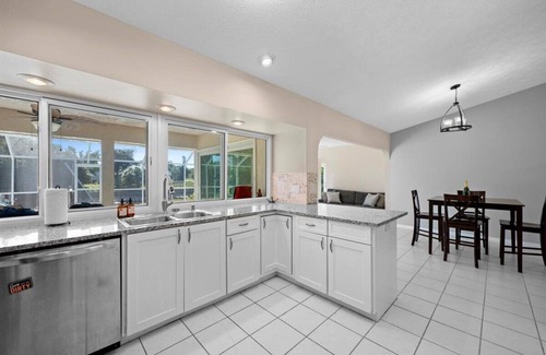 Port Saint Lucie House | Waterfront 3/2 Pool Home - PSL with Boat Lift