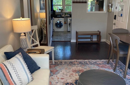 Historic Downtown Savannah Apartment | 14” Swim Spa, walkable, dog friendly, free parking, close to grocery and Forsyth
