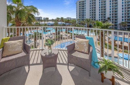 Indian Bayou Condo | 1411 | Walk to Morgans! Tropical Pools & Amenities Galore!