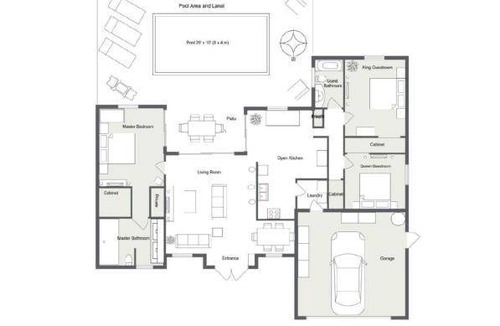 Trafalgar House | 149 m² House ∙ 3 bedrooms ∙ 5 guests