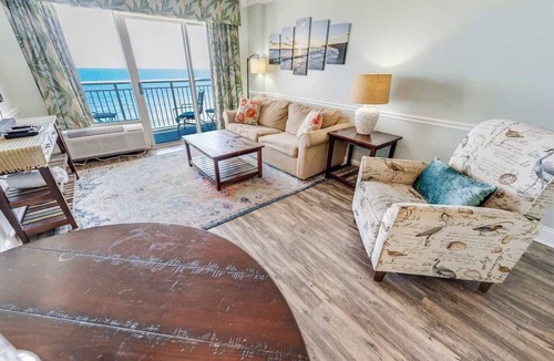 Downtown Myrtle Beach Apartment | 1BR at Sandy Beach Resort, Oceanfront View, Pools!