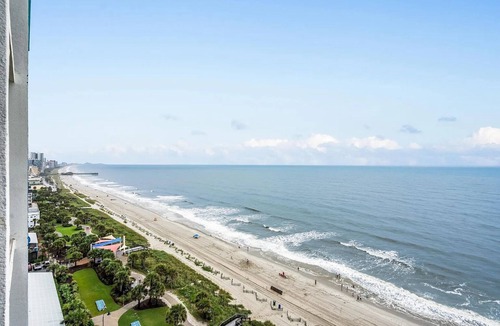 Downtown Myrtle Beach Condo | 1BR Oceanfront, Floor 16, Bay View Resort, Pool, 6 Guests, Downtown Myrtle Beach