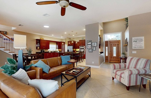 Bay Crest Park House | 2 657 sq ft upscale canal home with pool dock and stunning main suite dog friendly