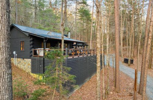 Cherry Log House | 2BR Cabin Rental | Blue Ridge GA | Hot Tub, Deck