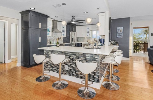 Saint James City House | 4/2 Pool Home with Downstairs Unit included, BOAT LIFT!
