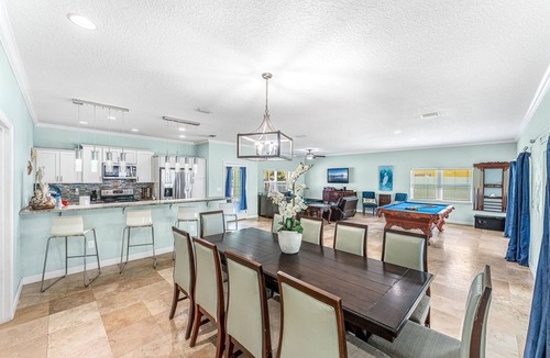 Port Canaveral House | 4 Bed 4 bath Beach House Slps 15! Htd Pool, Hot tub, Pool/Ping Pong, Golf Cart
