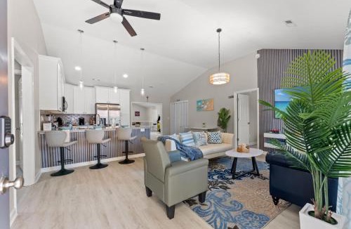 Myrtle Beach House | 4 Bed Coastal Home w Game Room Firepit Sleeps 10