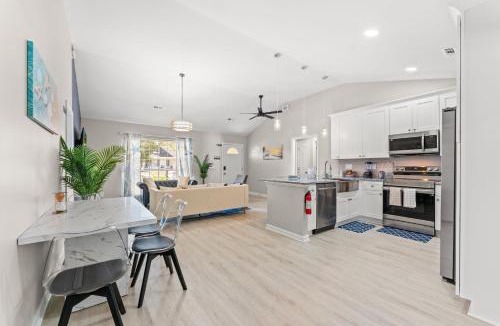 Myrtle Beach House | 4 Bed Coastal Home w Game Room Firepit Sleeps 10