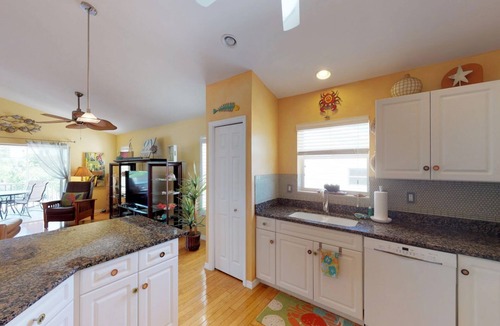 Mid Island House | 4851 Estero Blvd - Spacious Pool Home Across from Beach!