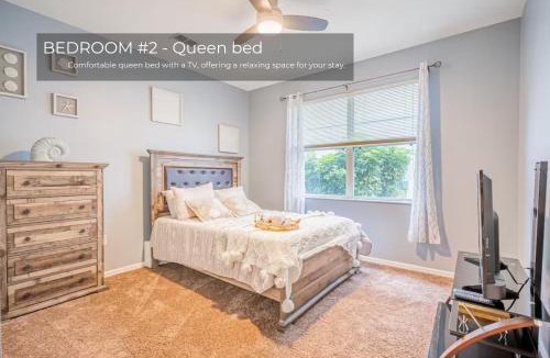 Windwood Bay House | 5 Bedroom Villa l 12 min to Disney l Themed Rooms l Orlando Area