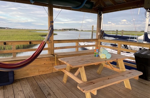 Charleston Boat Rental | 60' Sailing Yacht on a Private Dock