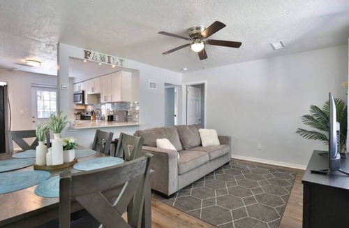 Sarasota Springs House | A few miles to Siesta Key Bridge - Private Hot Tub - Fenced Backyard