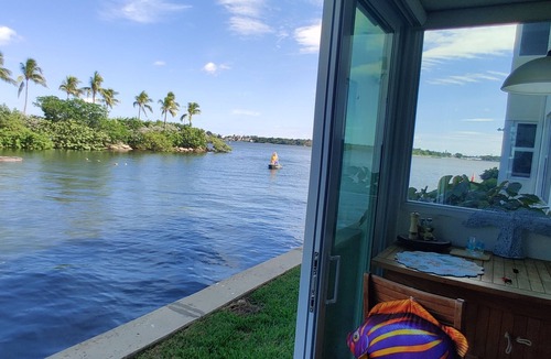 Boynton Beach Condo | A water view from every room. This hidden gem is a must for the winter months.