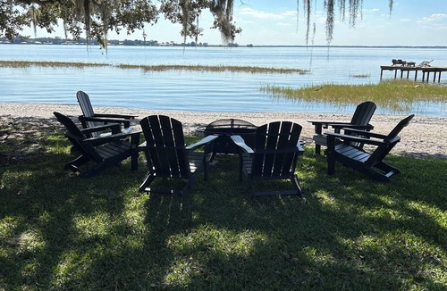 Lake Placid House | A welcoming lakefront home on a beautiful private beach and long range lake view