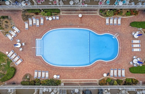 Boardwalk Condo | A106 Perfect 2-bedroom ocean view condo just off Flagler Ave!
