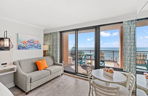 Myrtle Beach Apartment | Amazing Views From Your Private Beachfront Patio!