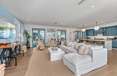 Anna Maria House | Beach à la Mode | Waterfront with Heated Pool, Canal Views, Steps to Anna Maria Beaches