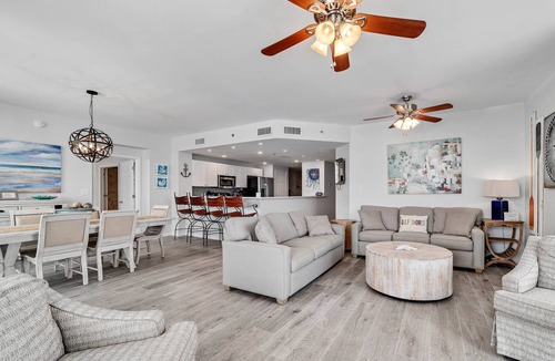Fort Morgan Condo | Beach Club A-801~East Corner Unit, In/Outdoor Pools, Sauna, Hot Tub + $400 in FREE Activities Daily