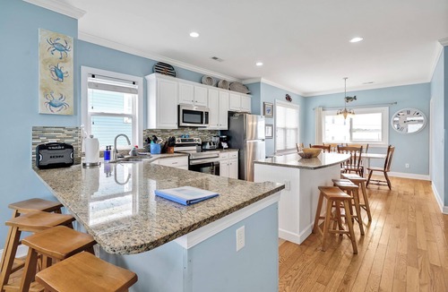 Wilmington Beach House | Beachfront Duplex with 3 Decks and Awesome Ocean Views