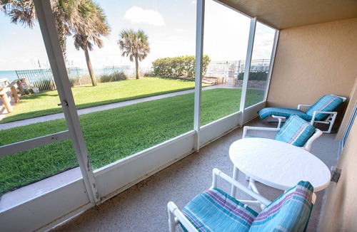 Indian Harbour Beach Condo | Beachfront Vacation Rental, 2 bedroom, 2 bath Condo, Steps To The Beach