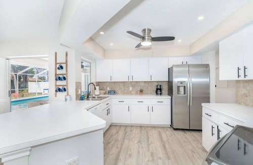 Englewood East House | Beachside Getaway Minutes from the Gulf - Heated Pool - Sleeps 8