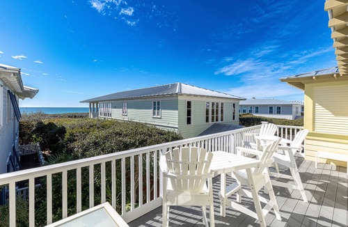 Seaside House | Beachside in Seaside, FL, 3 King Suites, Amazing Gulf Views - 2 Adult Bikes!