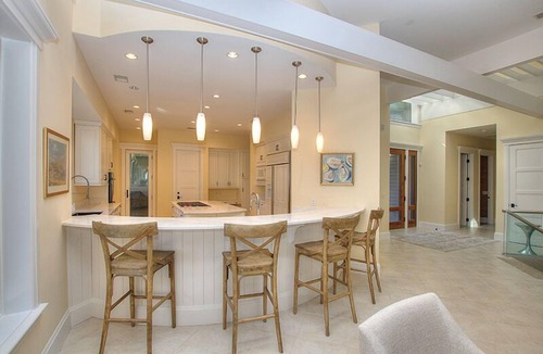 Oceanside House | Beautiful 6BR Oceanfront Home in Sea Pines with Private Beach Path, Pool and Spa