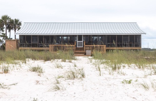Alligator Point House | Beautiful beach,Ground Level with two Kitchens. Oceanfront Property on the Gulf