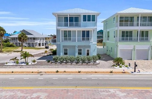 Fort Myers Beach House | Beautiful New Build Home steps from the beach, Private Pool, Awesome Gulf views!