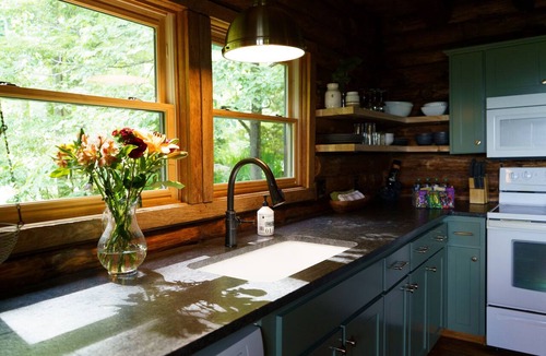 Sylva Cabin | BEAUTIFUL VIEWS! ! Hand Built Log Cabin with Hot Tub and Fire Pit