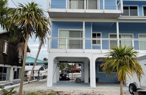Big Pine Key House | Big Pine House, 4/2 two story, canal access 75 ft dock and stunning Bay view.