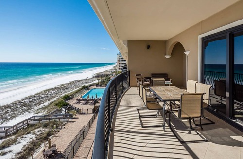 Crystal Beach Condo | Book Today for Fall! NEWLY RENOVATED! Top Floor Gulf Front Condo Unit 401!